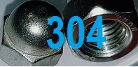 Standard Grade 304 Metric Stainless Steel Dome Nuts
